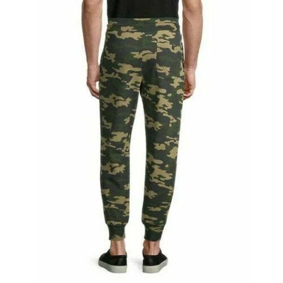 True Religion Camo Print Logo Jogger Pants Sweatpants Large retail $99 - Picture 2 of 5